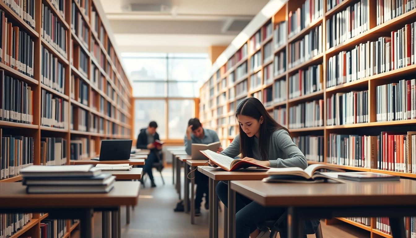 Modern university campus for students